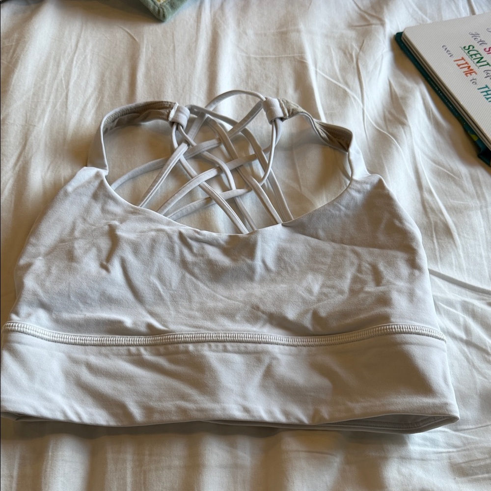 lululemon free to be longline sports bra size 8